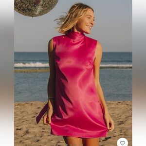 Daily Drills Pink Sheath Mini Dress